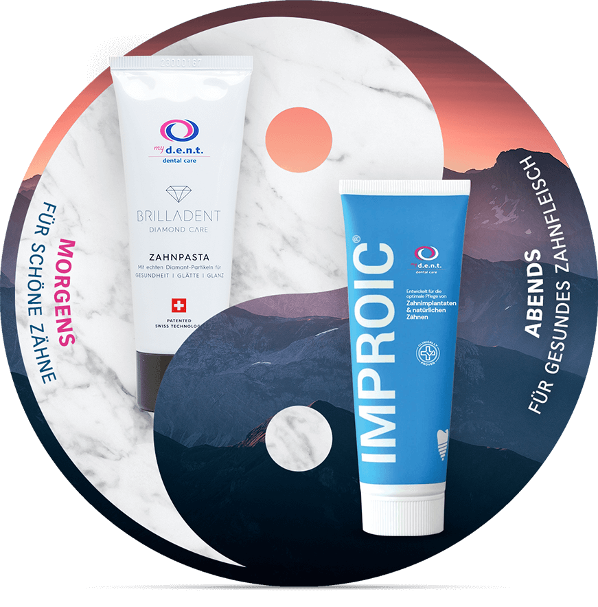 Kombi-Angebot – my d.e.n.t. Brilladent & Improic Zahnpasten